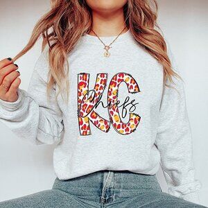 Kansas City Chiefs Crewneck Sweatshirt Football Fan Cozy NFL Gift Apparel 51